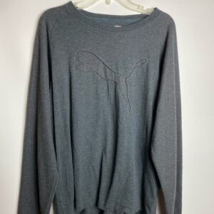 Puma Womens Sweater Sz XL Gray Color